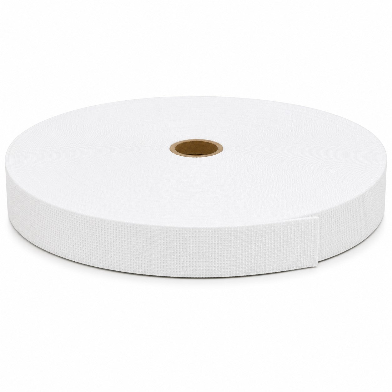 1" Polypropylene Webbing, White