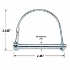 Bail Pin W/Radial Latch