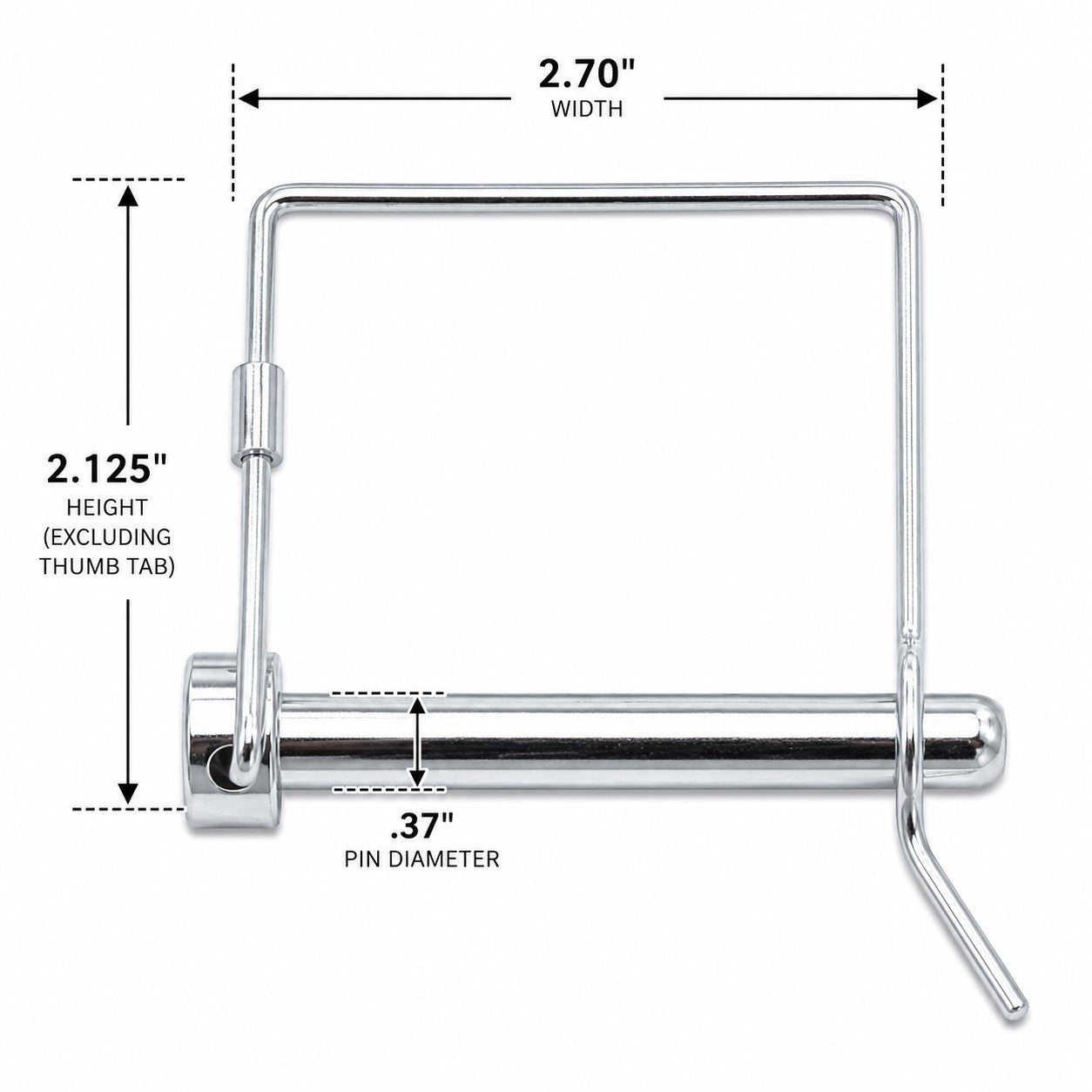 Bail Pin with Thumb Tab