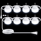 8 Globe LED Light String