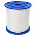 3/16" Braided Polyester Rope, White