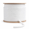 1/2" X 600 Polypropylene Rope, 3-Strand, White
